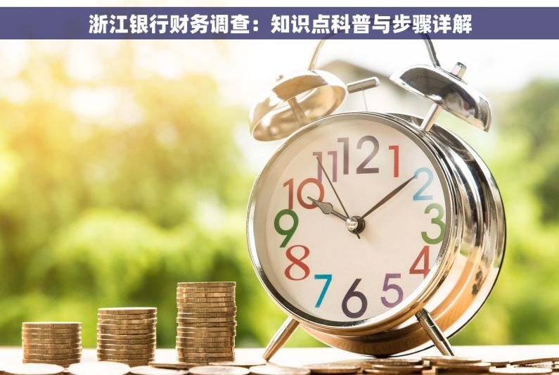 浙江银行财务调查：知识点科普与步骤详解