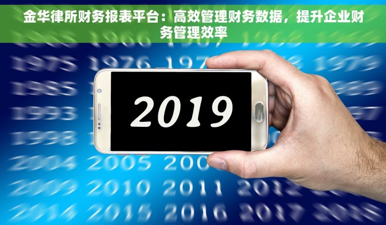 金华律所财务报表平台：高效管理财务数据，提升企业财务管理效率