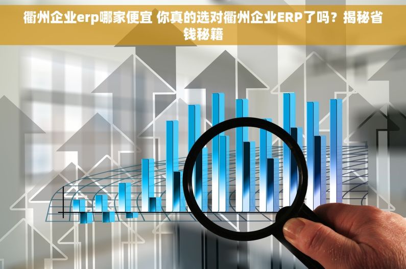 衢州企业erp哪家便宜 你真的选对衢州企业ERP了吗？揭秘省钱秘籍