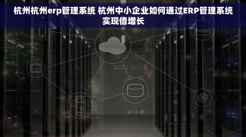 杭州杭州erp管理系统 杭州中小企业如何通过ERP管理系统实现倍增长