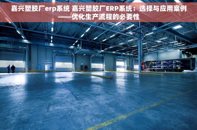 嘉兴塑胶厂erp系统 嘉兴塑胶厂ERP系统：选择与应用案例——优化生产流程的必要性