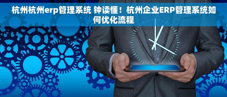 杭州杭州erp管理系统 钟读懂！杭州企业ERP管理系统如何优化流程