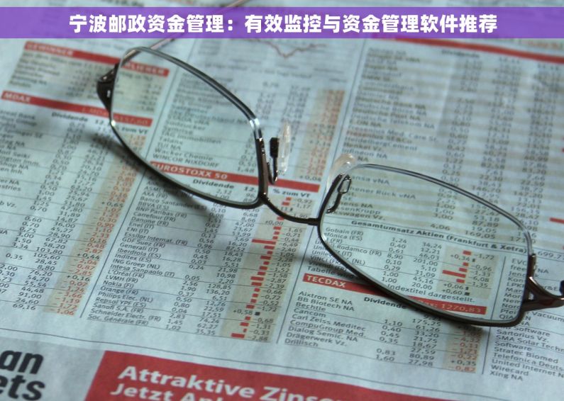 宁波邮政资金管理：有效监控与资金管理软件推荐