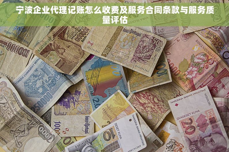 宁波企业代理记账怎么收费及服务合同条款与服务质量评估