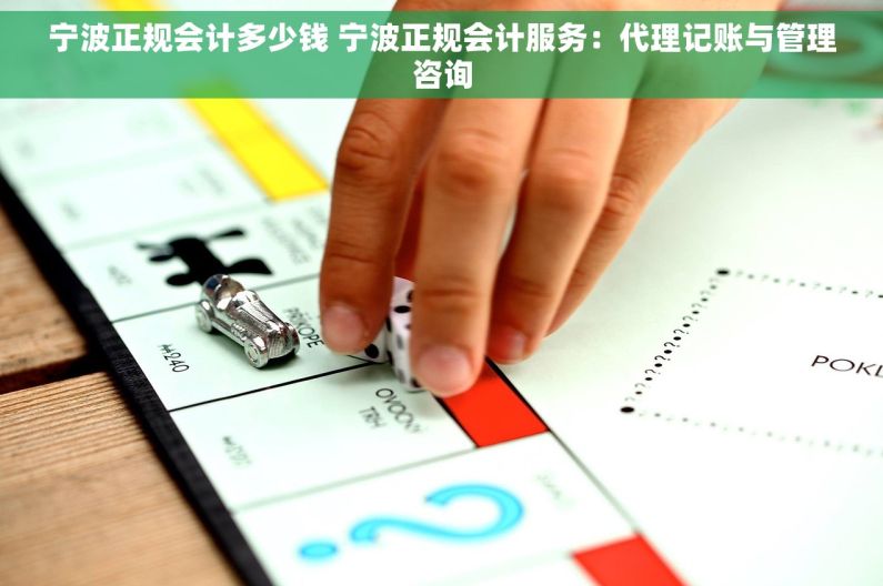 宁波正规会计多少钱 宁波正规会计服务：代理记账与管理咨询
