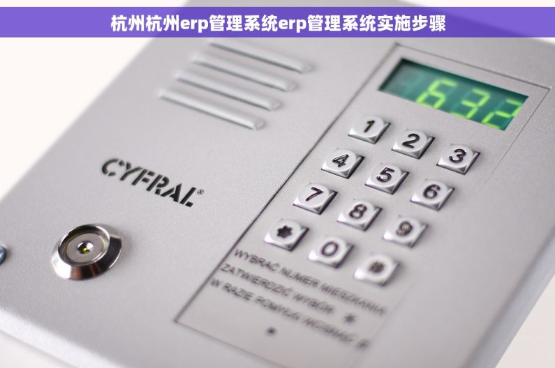 杭州杭州erp管理系统erp管理系统实施步骤