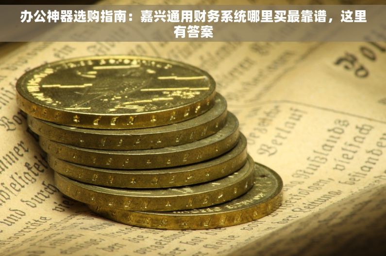 办公神器选购指南：嘉兴通用财务系统哪里买最靠谱，这里有答案
