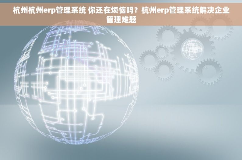 杭州杭州erp管理系统 你还在烦恼吗？杭州erp管理系统解决企业管理难题