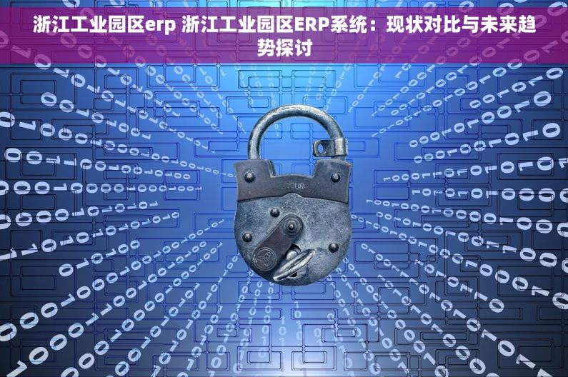 浙江工业园区erp 浙江工业园区ERP系统：现状对比与未来趋势探讨