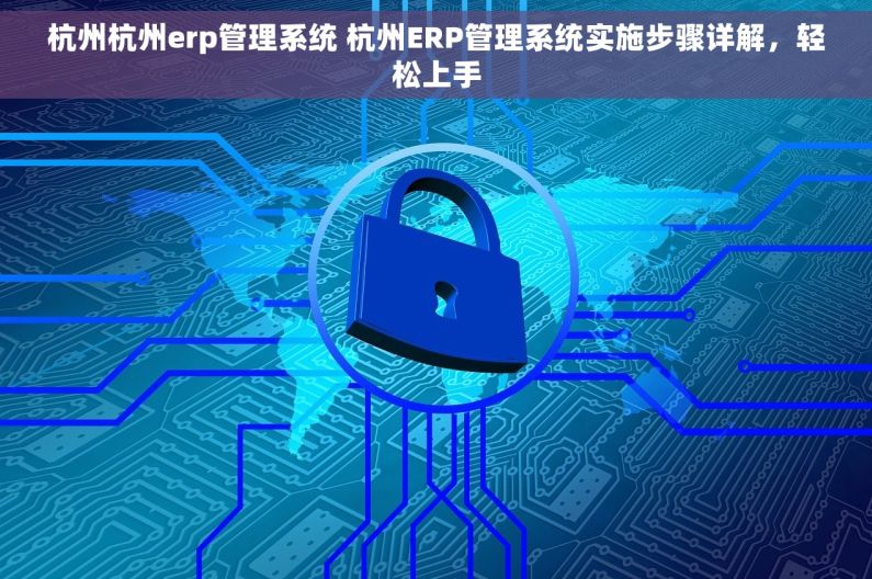 杭州杭州erp管理系统 杭州ERP管理系统实施步骤详解，轻松上手