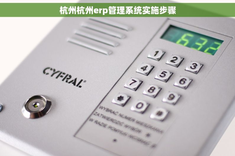 杭州杭州erp管理系统实施步骤