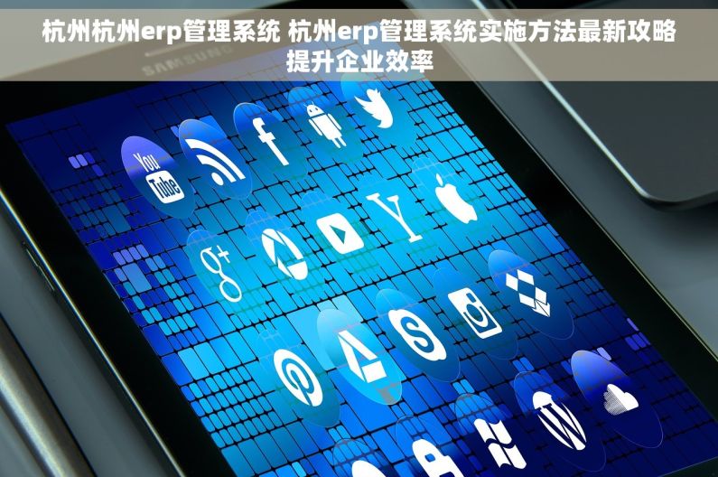 杭州杭州erp管理系统 杭州erp管理系统实施方法最新攻略提升企业效率