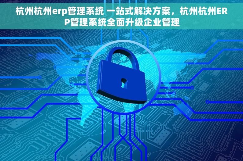 杭州杭州erp管理系统 一站式解决方案，杭州杭州ERP管理系统全面升级企业管理