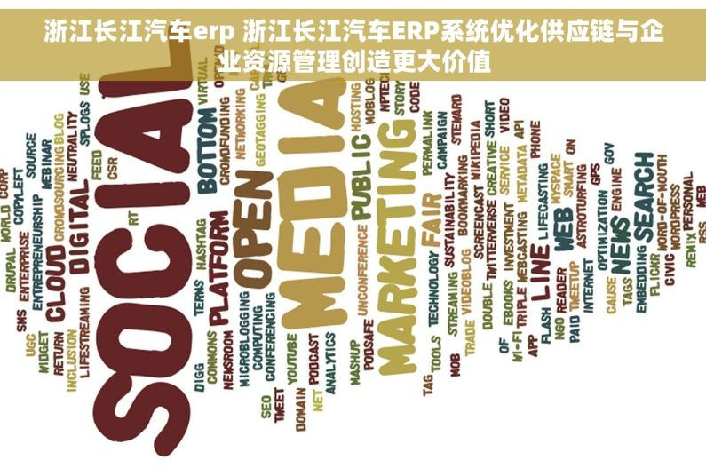浙江长江汽车erp 浙江长江汽车ERP系统优化供应链与企业资源管理创造更大价值