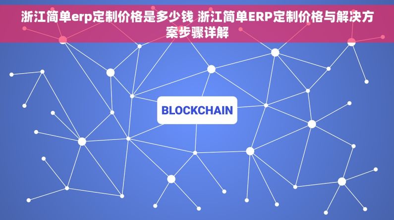 浙江简单erp定制价格是多少钱 浙江简单ERP定制价格与解决方案步骤详解