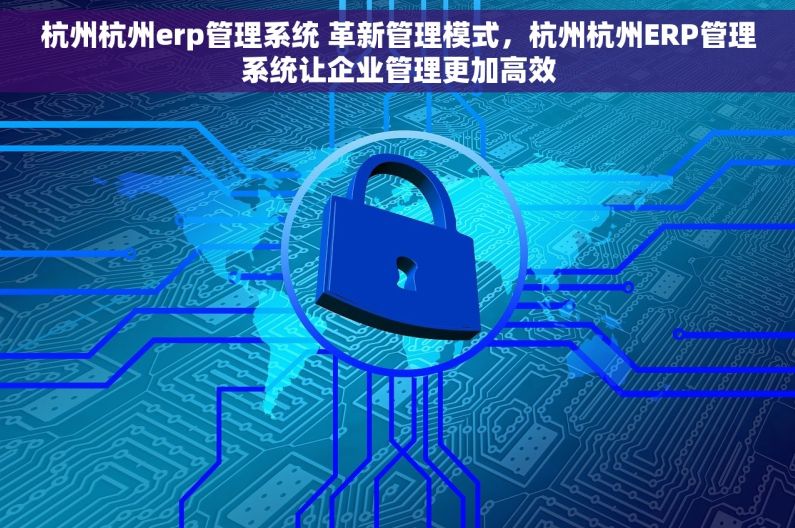 杭州杭州erp管理系统 革新管理模式，杭州杭州ERP管理系统让企业管理更加高效