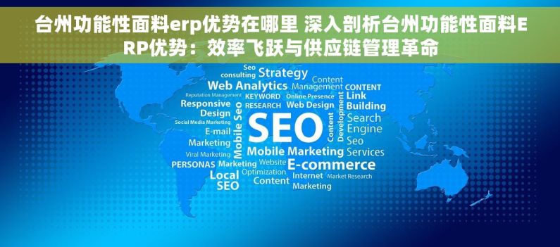 台州功能性面料erp优势在哪里 深入剖析台州功能性面料ERP优势：效率飞跃与供应链管理革命