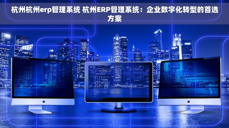 杭州杭州erp管理系统 杭州ERP管理系统：企业数字化转型的首选方案