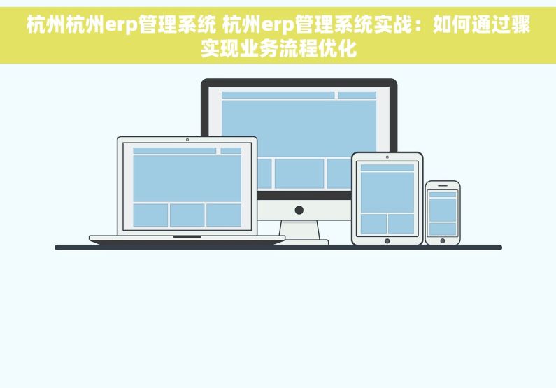 杭州杭州erp管理系统 杭州erp管理系统实战：如何通过骤实现业务流程优化