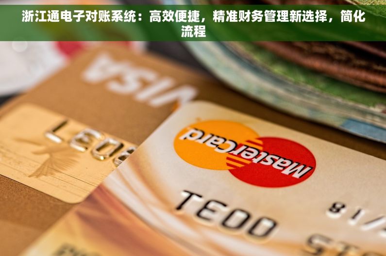 浙江通电子对账系统：高效便捷，精准财务管理新选择，简化流程