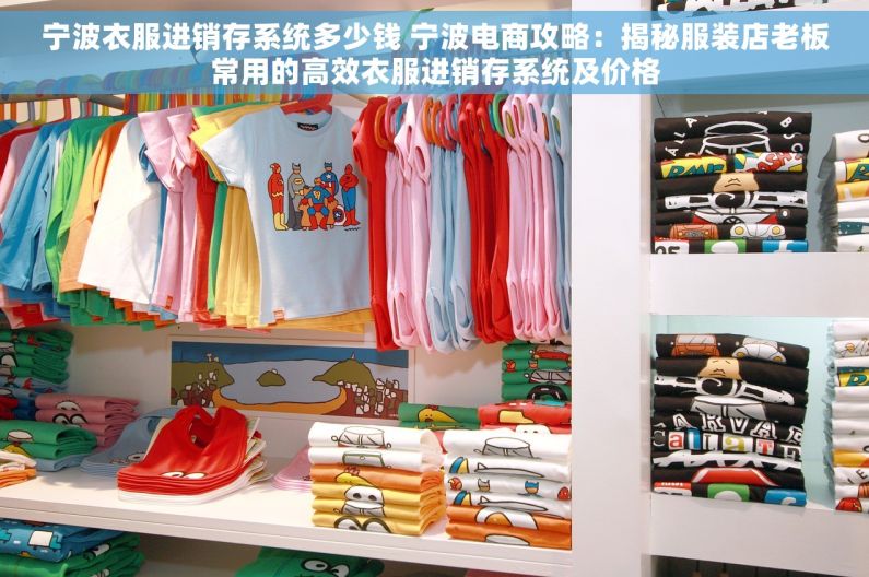 宁波衣服进销存系统多少钱 宁波电商攻略：揭秘服装店老板常用的高效衣服进销存系统及价格