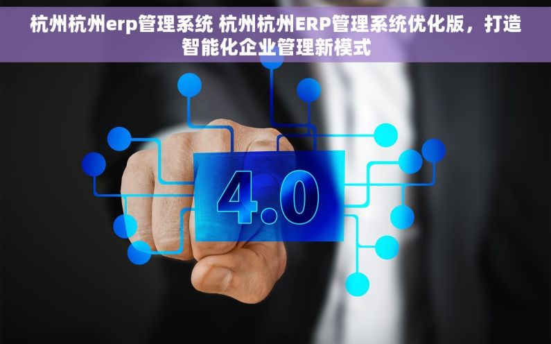 杭州杭州erp管理系统 杭州杭州ERP管理系统优化版，打造智能化企业管理新模式