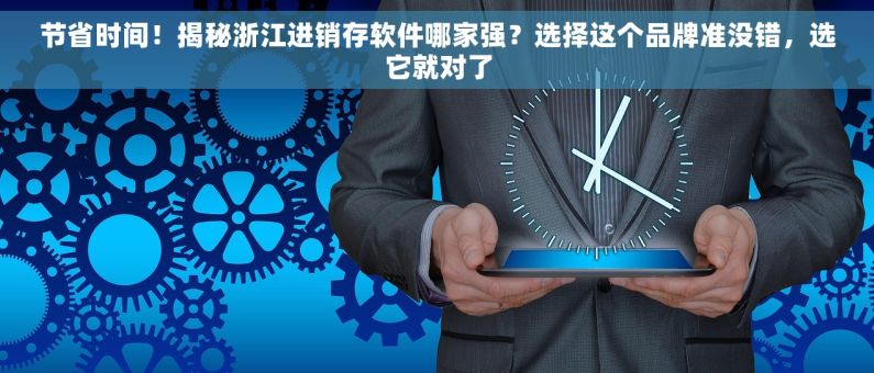 节省时间！揭秘浙江进销存软件哪家强？选择这个品牌准没错，选它就对了