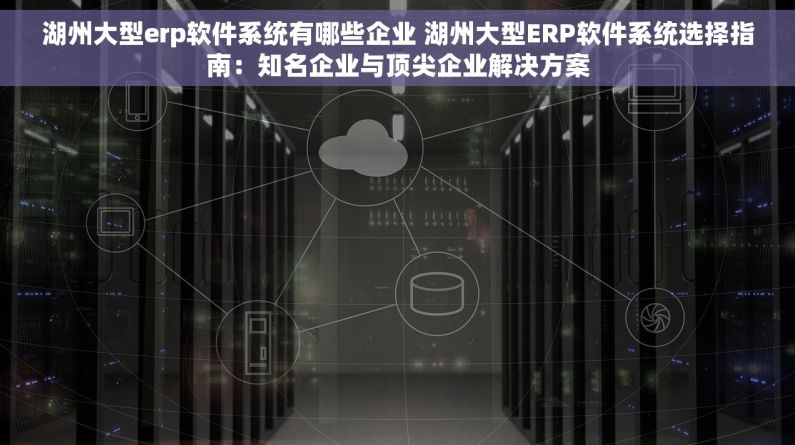 湖州大型erp软件系统有哪些企业 湖州大型ERP软件系统选择指南：知名企业与顶尖企业解决方案