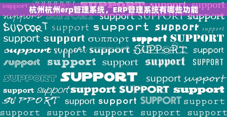 杭州杭州erp管理系统，ERP管理系统有哪些功能