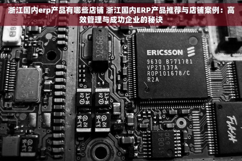 浙江国内erp产品有哪些店铺 浙江国内ERP产品推荐与店铺案例：高效管理与成功企业的秘诀
