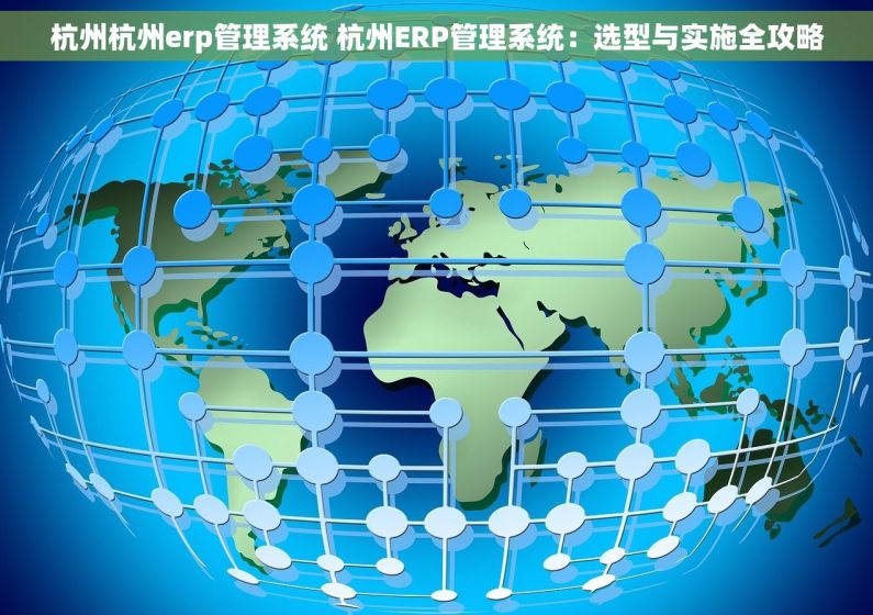 杭州杭州erp管理系统 杭州ERP管理系统：选型与实施全攻略
