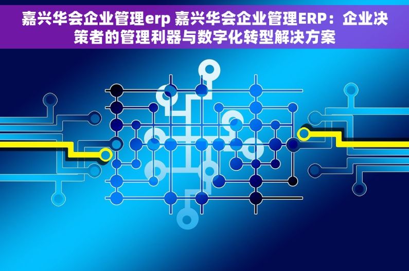 嘉兴华会企业管理erp 嘉兴华会企业管理ERP：企业决策者的管理利器与数字化转型解决方案