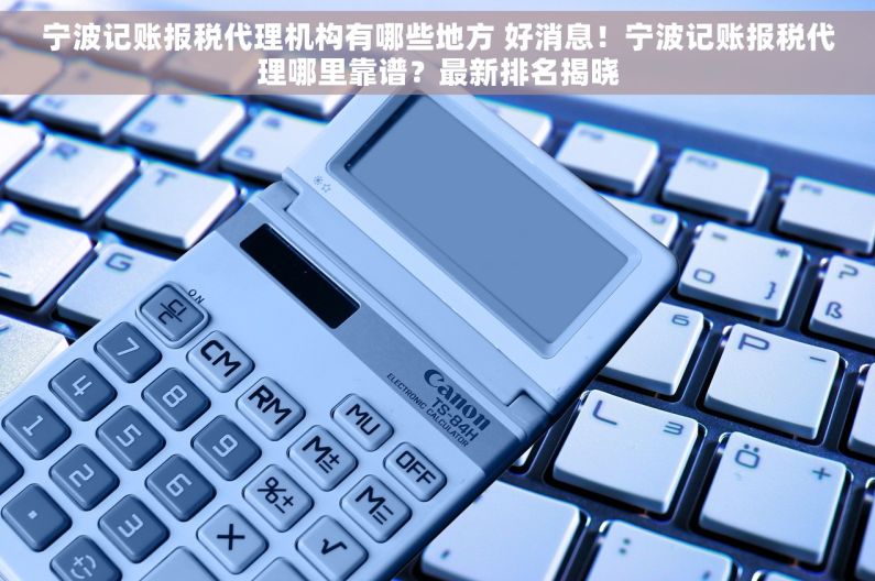 宁波记账报税代理机构有哪些地方 好消息！宁波记账报税代理哪里靠谱？最新排名揭晓