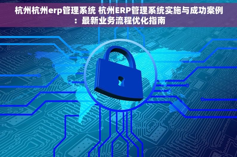 杭州杭州erp管理系统 杭州ERP管理系统实施与成功案例：最新业务流程优化指南