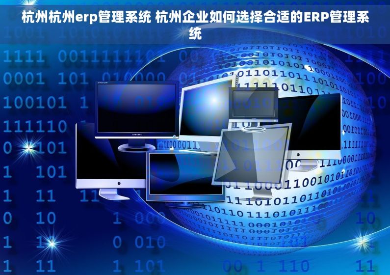 杭州杭州erp管理系统 杭州企业如何选择合适的ERP管理系统