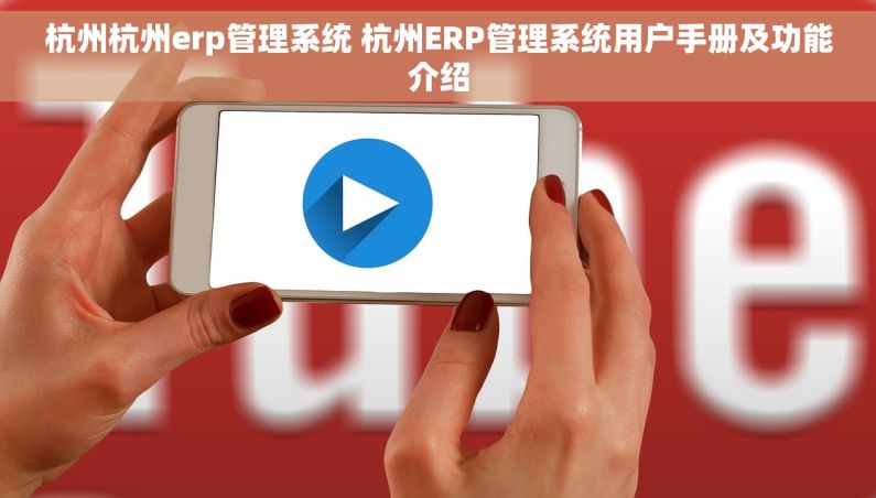 杭州杭州erp管理系统 杭州ERP管理系统用户手册及功能介绍