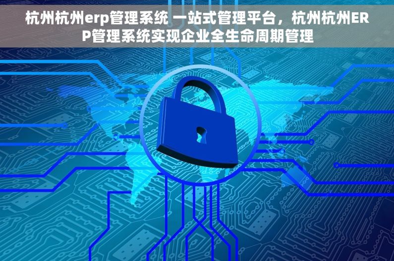 杭州杭州erp管理系统 一站式管理平台，杭州杭州ERP管理系统实现企业全生命周期管理