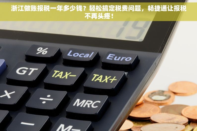 浙江做账报税一年多少钱？轻松搞定税费问题，畅捷通让报税不再头疼！