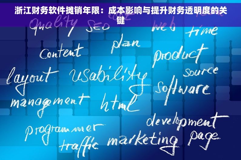 浙江财务软件摊销年限：成本影响与提升财务透明度的关键