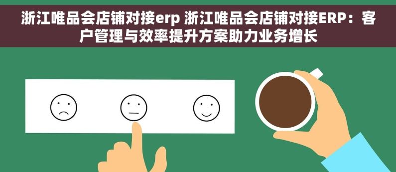浙江唯品会店铺对接erp 浙江唯品会店铺对接ERP：客户管理与效率提升方案助力业务增长