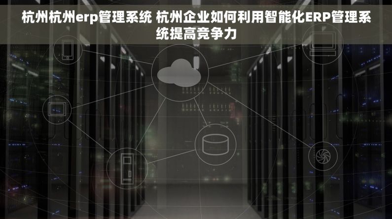 杭州杭州erp管理系统 杭州企业如何利用智能化ERP管理系统提高竞争力