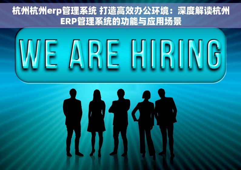 杭州杭州erp管理系统 打造高效办公环境：深度解读杭州ERP管理系统的功能与应用场景