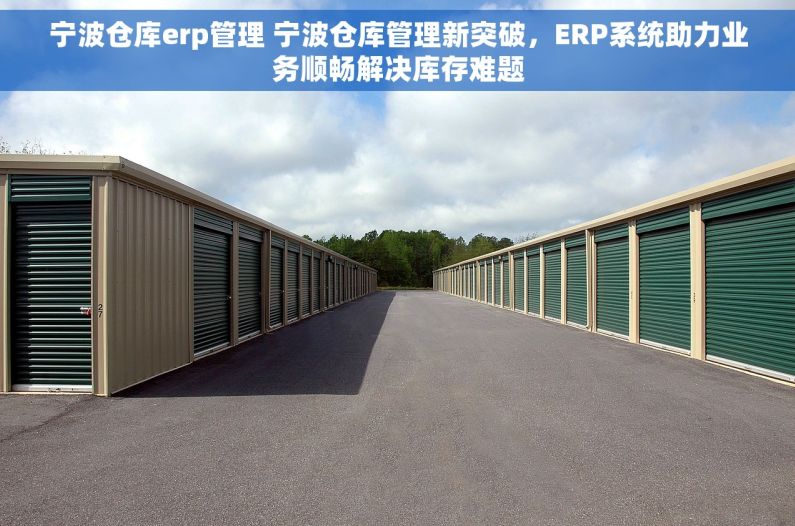 宁波仓库erp管理 宁波仓库管理新突破，ERP系统助力业务顺畅解决库存难题