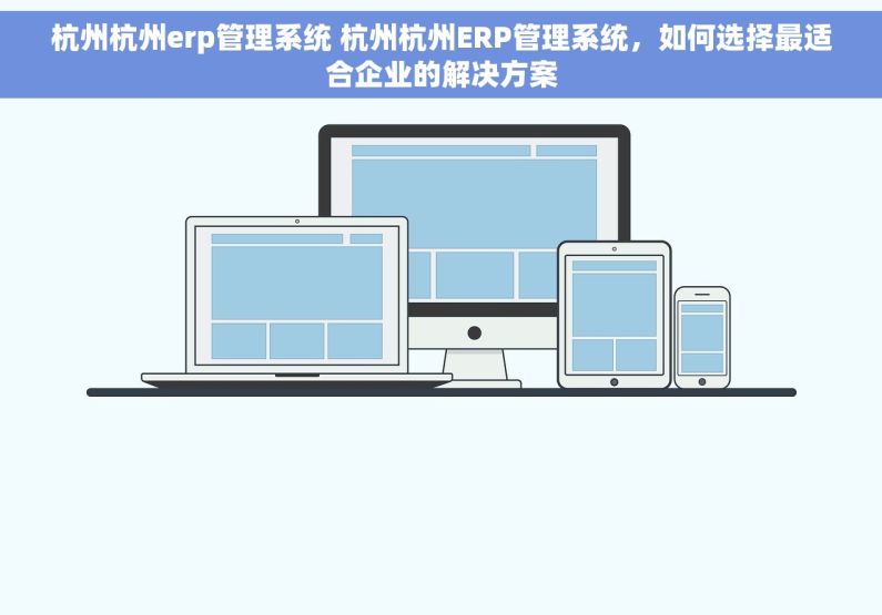 杭州杭州erp管理系统 杭州杭州ERP管理系统，如何选择最适合企业的解决方案