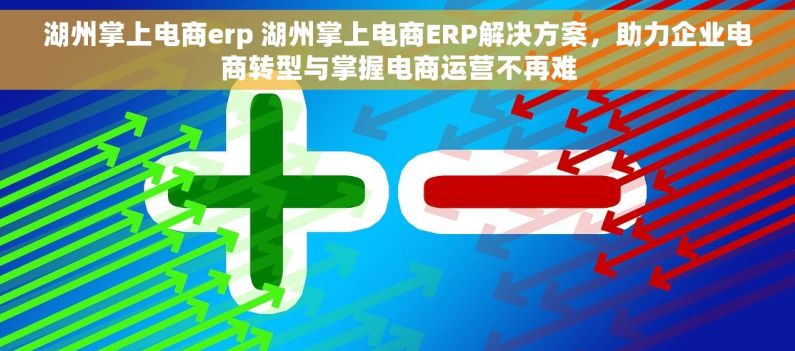 湖州掌上电商erp 湖州掌上电商ERP解决方案，助力企业电商转型与掌握电商运营不再难