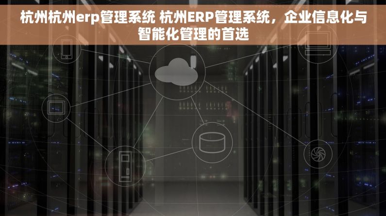杭州杭州erp管理系统 杭州ERP管理系统，企业信息化与智能化管理的首选