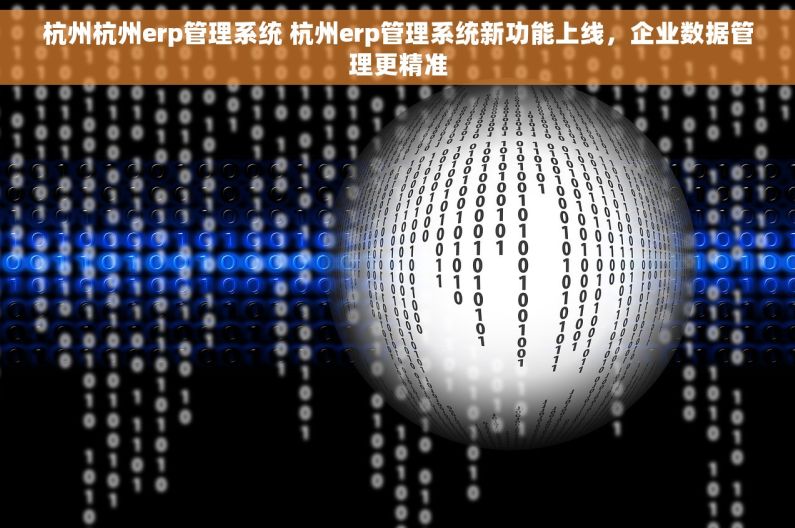 杭州杭州erp管理系统 杭州erp管理系统新功能上线，企业数据管理更精准
