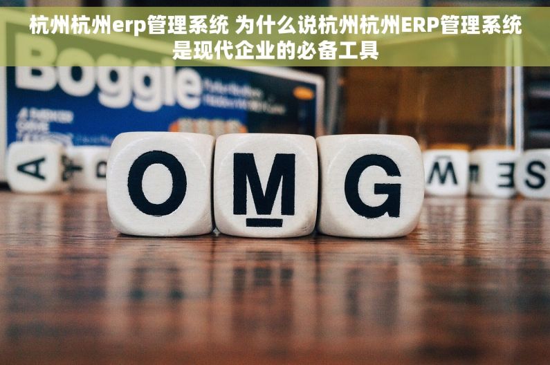 杭州杭州erp管理系统 为什么说杭州杭州ERP管理系统是现代企业的必备工具