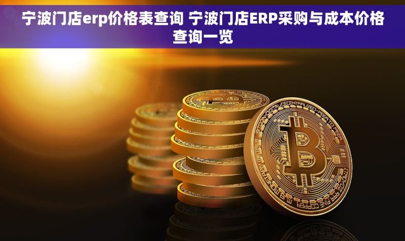 宁波门店erp价格表查询 宁波门店ERP采购与成本价格查询一览