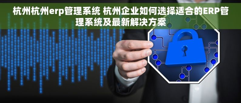 杭州杭州erp管理系统 杭州企业如何选择适合的ERP管理系统及最新解决方案